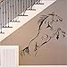 Produktbild Wandaufkleber Pferd Runaway S Cartoon Pferd Füße Aufzug Wandtattoo Wohnkultur 40X91 Cm