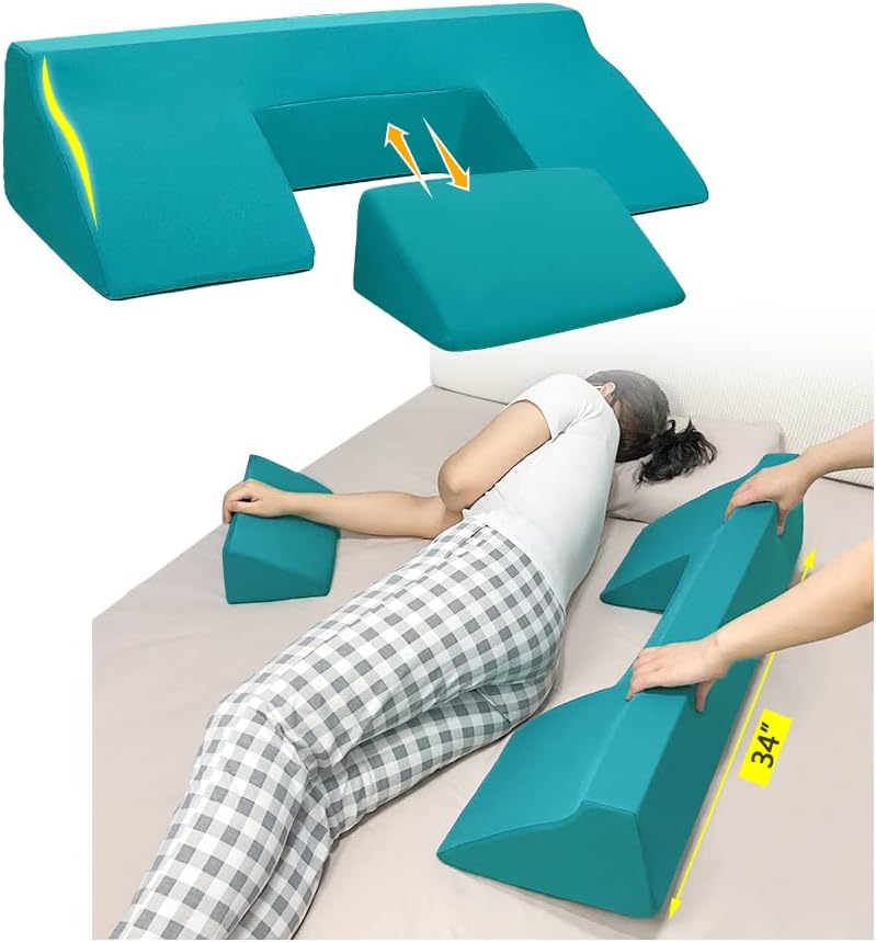 NEAUDE Bedsore Turning Wedge Pillow for Positioning Bed
