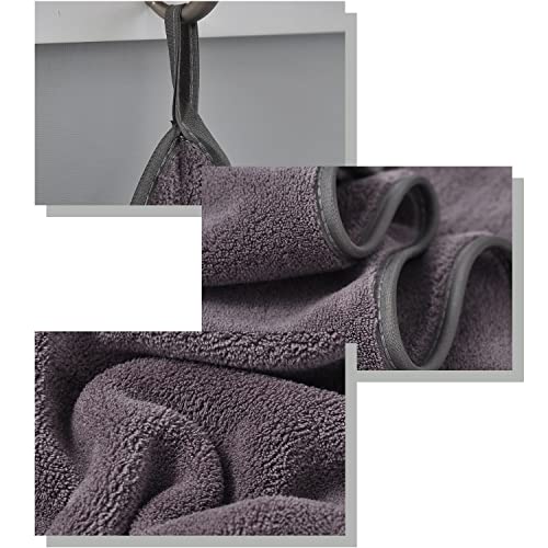 Graceaier Ultra Soft Bath Towels 4 Pack (28" X 56") - Quick Drying - - Microfiber Coral Velvet Highly Absorbent Towel For Bath Fitness, Bathroom, Sports, Yoga, Travel #TOP2