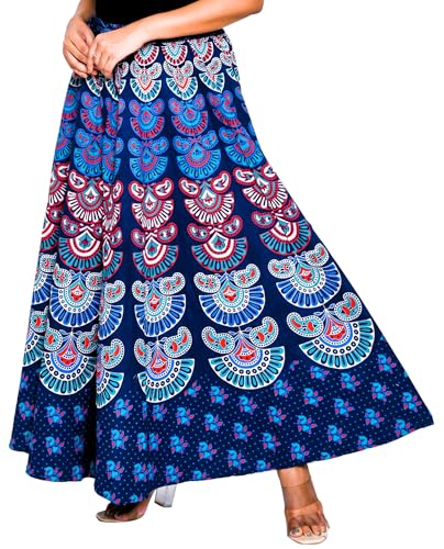 Image of Premium Cotton Skirt for Women with Pocket, Free Size