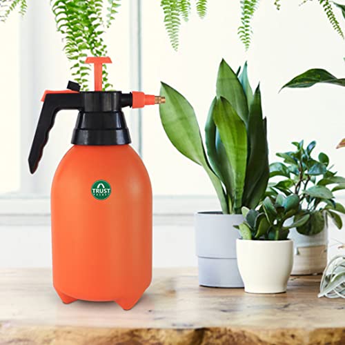 TrustBasket Pressure Sprayer (2 Liter) - Orange | Pressure Spray Bottle for Plants | Gardening Water Pump Sprayer | Plant Spray Bottle for Garden | Spray Bottles for Gardening, at ₹243 (65% Off) - Amazon
