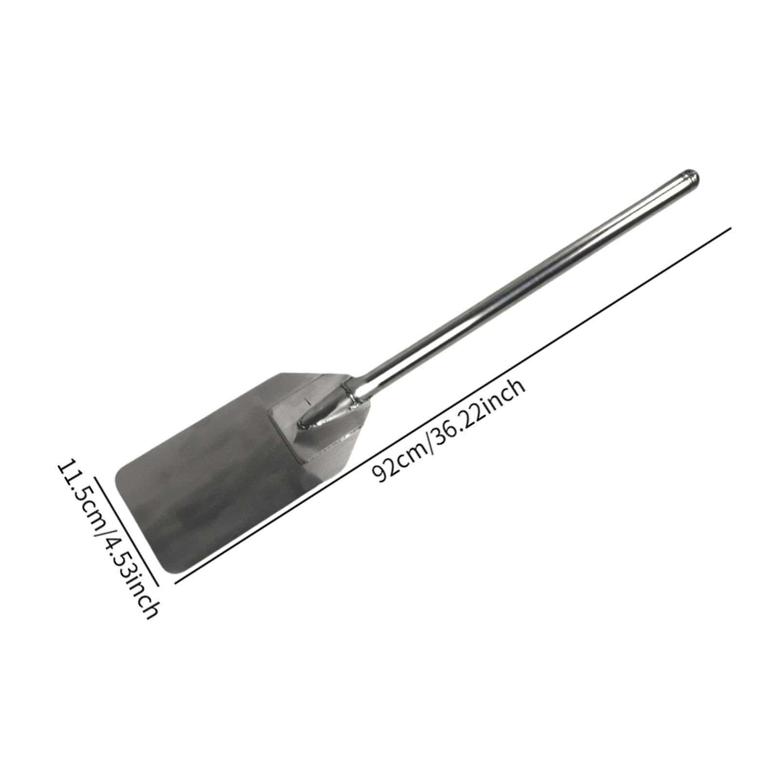 Largo, Grande, Cuchara para Remover, Varilla de Acero Inoxidable, Duradera, Fácil de Limpiar, Adecuada para Cocinar, Remover Cerveza, 36 in