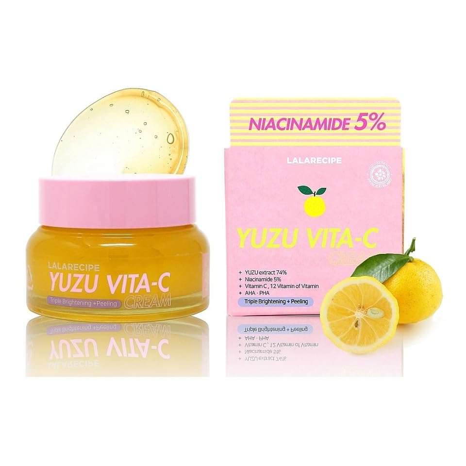 LALARECIPE Yuzu Vita C Cream 50ml : Amazon.co.uk: Beauty