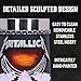Nemesis Now Metallica Master of Puppets Tankard, Hand-Painted Resin, Officially Licensed Metal Album Art, Stainless Steel Insert, 15.5cm