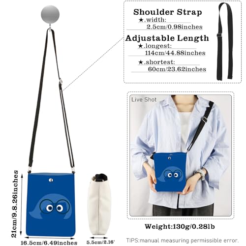 CMNIM Cartoon Sadness Gifts Emotional Sadness Character Crossbody Bag Movie Gifts for Fans Crossbody Bag4