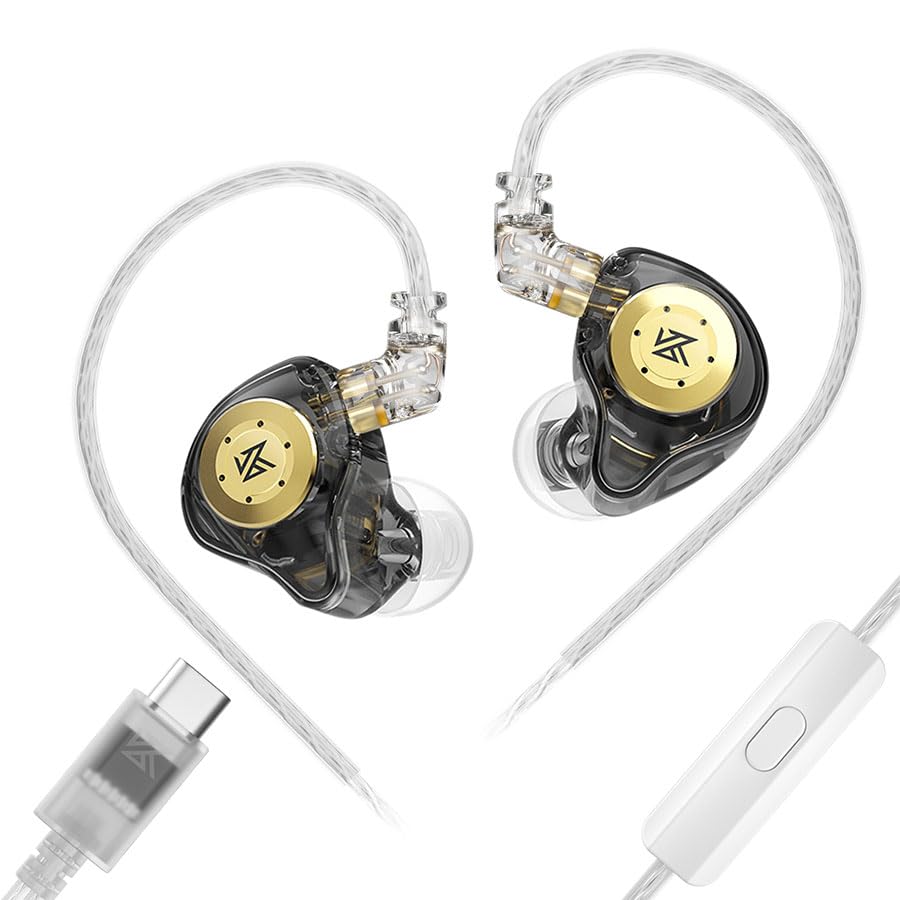 Image of KZ EDX Pro Gaming Earbuds USB C Plug