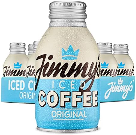 Jimmy's Iced Coffee Original BottleCan 12 x 275ml (Pack of 12) Refreshing Ready-to-drink Iced Latte Tins
