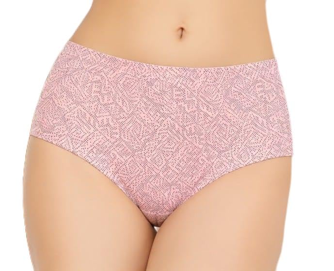 Women's Hipster Panty Pack of 3 | Mid Rise | Soft Cotton Blend Nylon Fabric | Stretchable Everyday Comfort Innerwear XL Pink-image-9