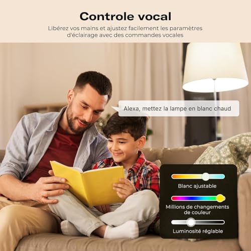 THIRDREALITY Zigbee A19 Smart Color Glühbirne ZL4 4er Pack E27, kompatibel mit Home Assistant, SmartThings, Aeotec, Homey, Hubitat, Echo-Geräten mit eingebautem Hub, A60-RGB-Glühbirne, 2700–6500 K – Bild 6