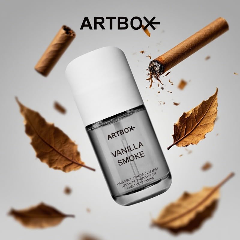 Perfume Vanilla Smoke Eau de Toilette for Men, 1.7 Oz | Alcohol-Free Cologne Spray with Oud, Tobacco & Coffee | Long Lasting Intense Fragrance for Day, Night & Office | Romantic (VANILLA SMOKE)