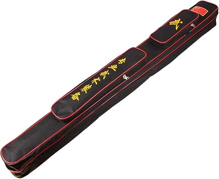 43inch Chinese Kung Fu Martial Arts Tai Chi Sword Shoulder Bag for 2 Swords 110cm