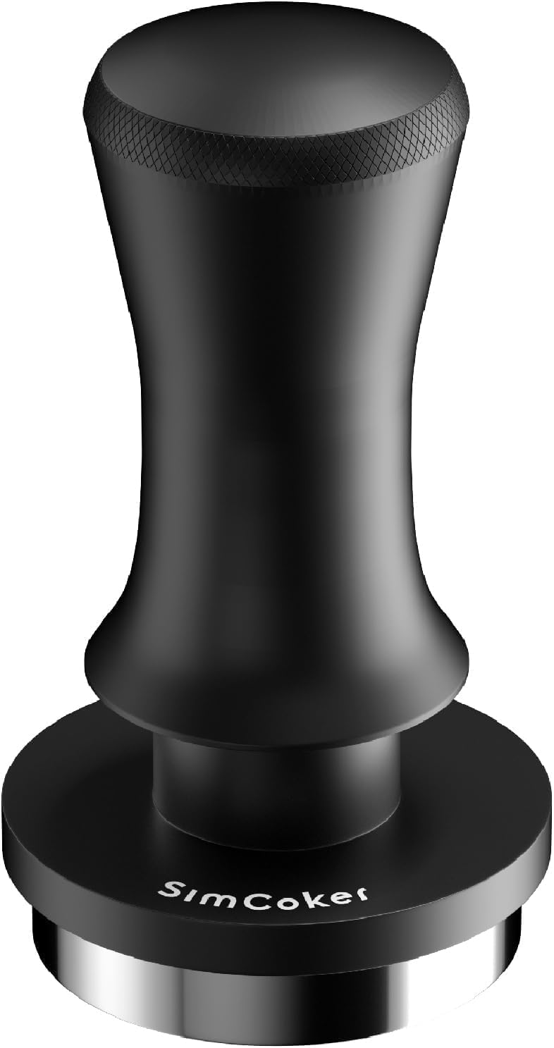 Espresso Tamper, 58mm Coffee Tamper for Coffee Machine Portafilter,Spring-loaded,Stainless Steel