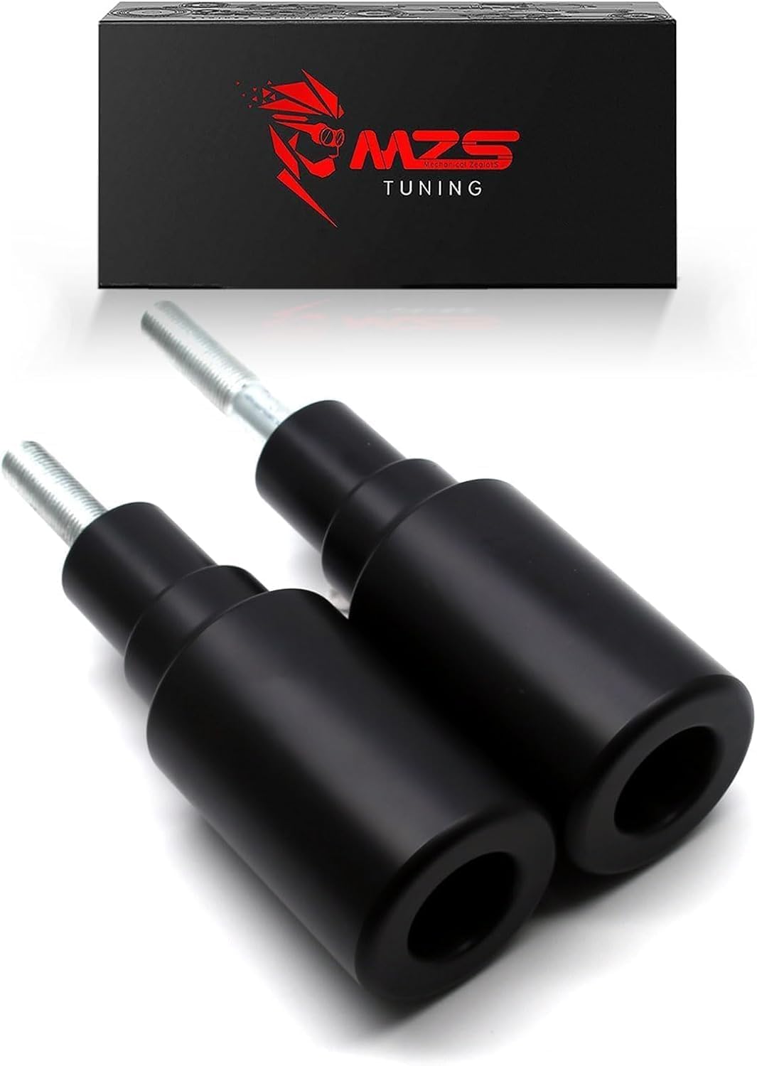 MZS Motorcycle Frame Sliders Compatible with CB650R CB650F 2018-2025, Falling Anti Crash Protector Guards No Cut Kits Aluminium Black