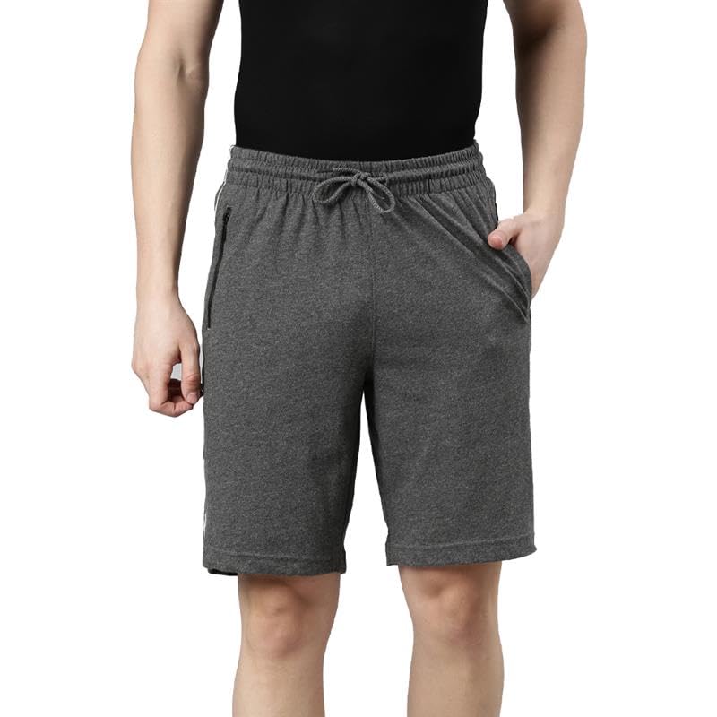f a s o Faso Men's Bermuda Shorts - Super Combed Cotton, Drawstring Waistband, Pocketed, Label-Free, Sport, Leisure, All-Day Comfort, Soft & Breathable-picture-11