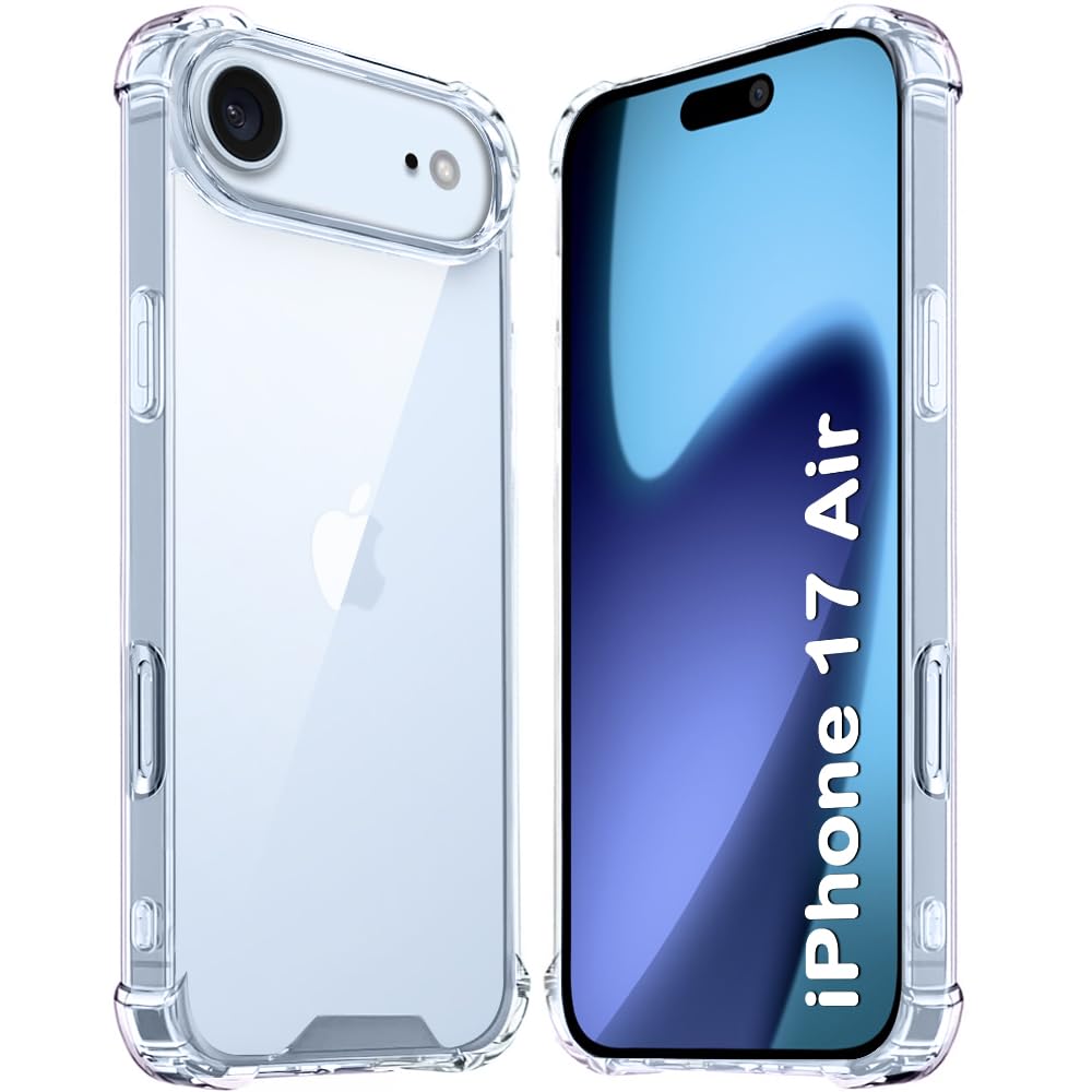TheGiftKart Crystal Clear Back Cover Case for iPhone 18 Pro / 17 Pro | 360 Degree Protection | Shock Proof Design | Transparent Hard Back Cover Case (PC & TPU, Transparent Bumper) — Amazon image 13