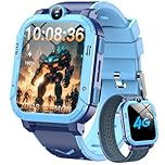 Blackview 4G Kids Smart Watch for Boys Girls, GPS+LBS+Wi-Fi Tracker, SOS Call/Video Call/Phone Call/Voice Chat, Sleep Monitor, Pedometer, Class Mode, Camera, Games, Birthday Toys for 5-12 Year Olds