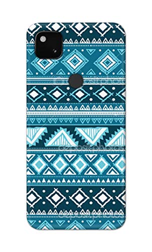 Image of PRINTFIDAA Coloured Tribal Pattern Hard Back Cover for Google Pixel 4A (4G) Back Cover -(P6) KAT1008
