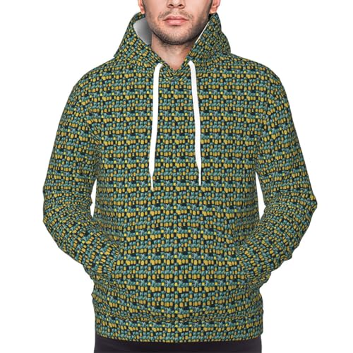 Sweat à capuche ananas unisexe avec poche pull sport décontracté
