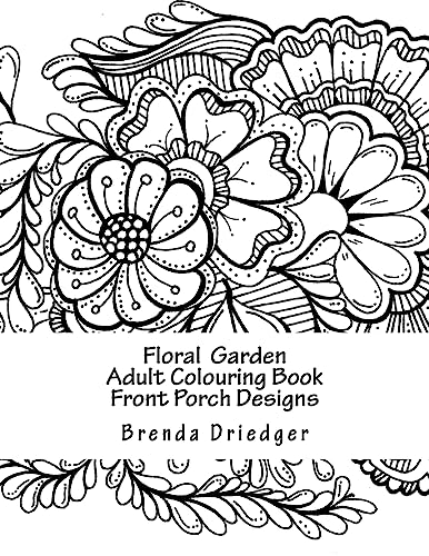 Floral Garden: Adult Colouring Book