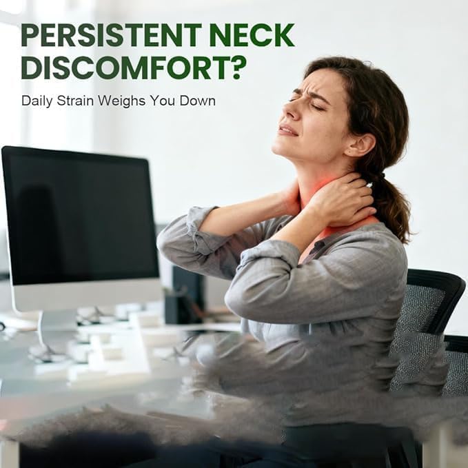 Miniatura 3 de Shiatsu Neck Massager with Heat, 4D Kneading Deep Tissue Back and Shoulder Massager, Wireless Portable & Rechargeable, Cervical Pain Relief for