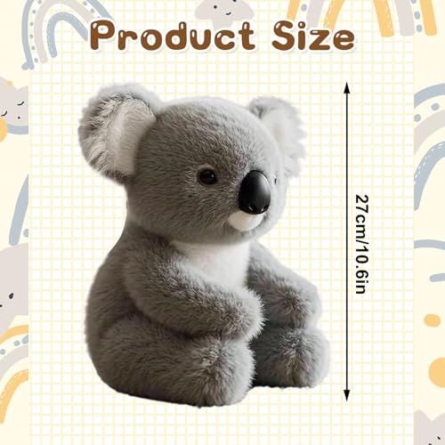 Koaly – Emotional Healing On Demand, Weicher Koala Plüschtier Spielzeug, The Koaly – Emotionale Heilung Auf Abruf, Ultra-Soft Koala Plush, Niedlich Koa-la Bär Plüschtier, Cozy Snuggles for All Ages