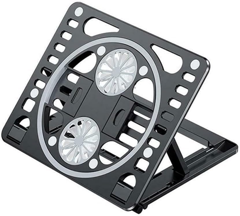 Stainless Steel & Durable Adjustable Laptop Stand with Cooling Fan / ST3