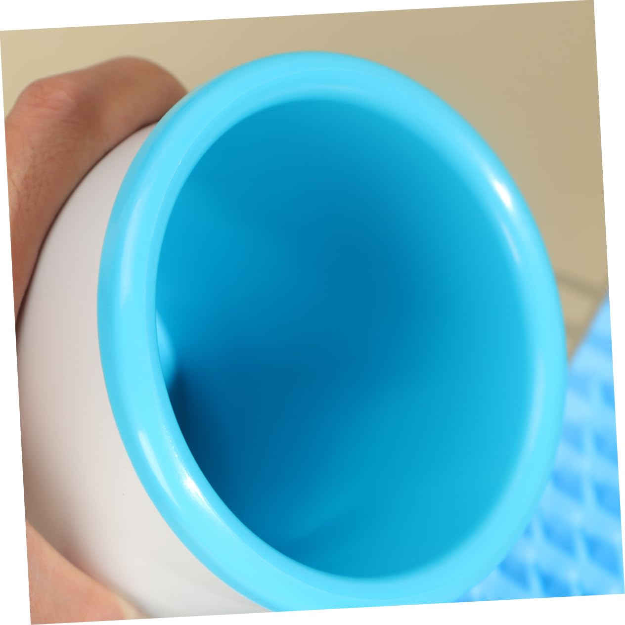 Machine à Laver Électrique Chargement Usb pour Pattes de Chien Silicone | Nettoyage Doux et Massage, Outil pour Animaux de Compagnie, Blanc, Usage Quotidien, Adapté aux Pattes