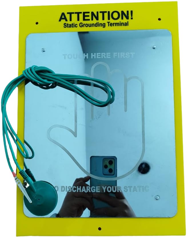 UREC ESD Safe Static Discharge Palmplate & Cord Model Z103P [Pack of 1] - Protect Sensitive Electronics from Static Electricity-image-29