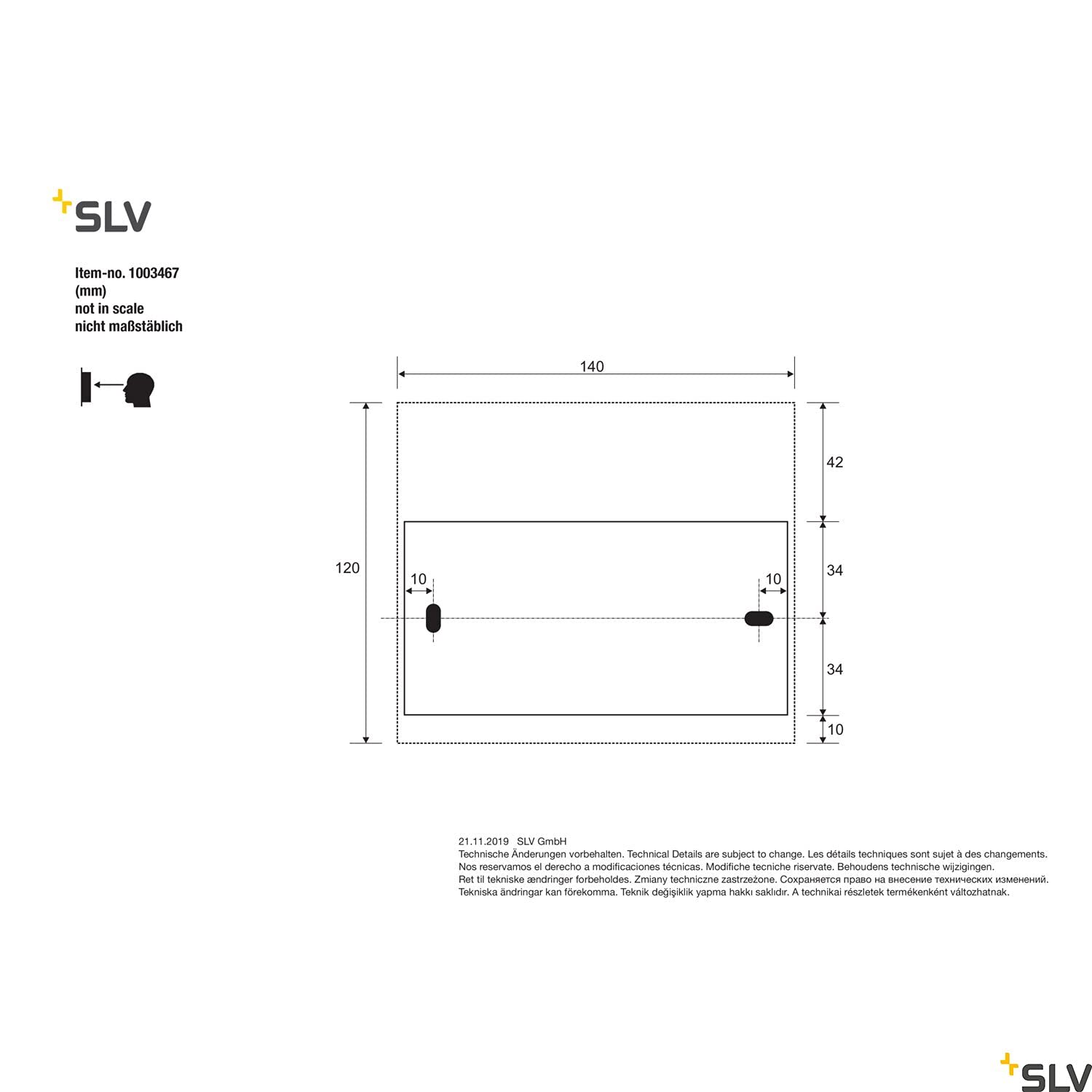 SLV LED Aufbauleuchte QUAD FRAME 14 | Wandleuchte zum Aufbau| Eckig, Weiß, 2700/3000K Warmweiß | Stilvolle Wandleuchte, Aufbau-Strahler LED Treppen-Beleuchtung, Stufen-Licht, Treppenlicht