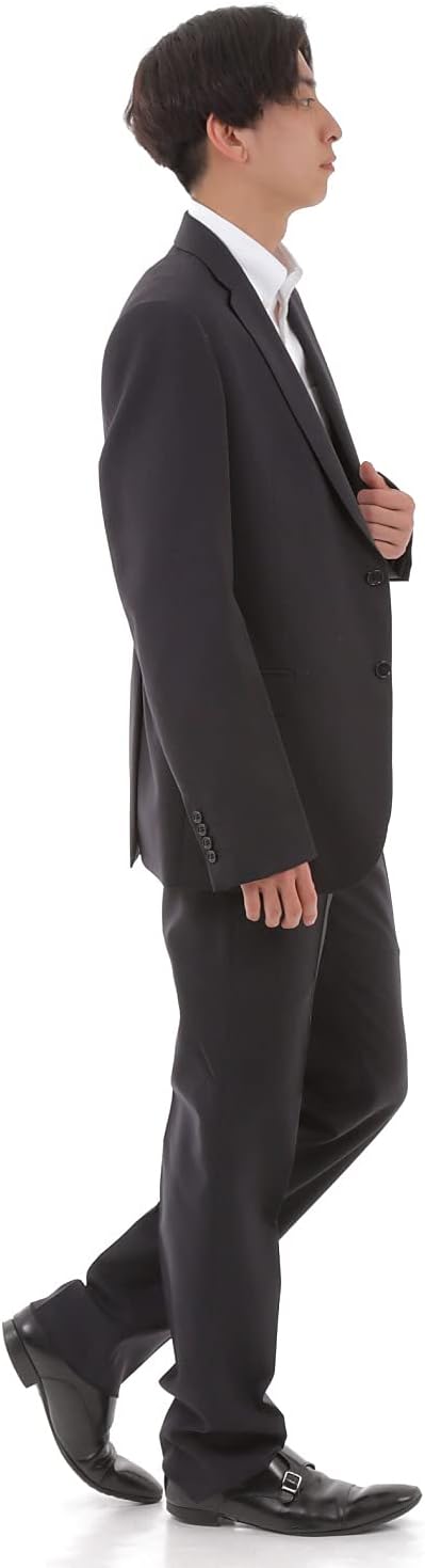 新品　未使用　エンポリオ　アルマーニ　ビジネス　スーツ　ネイビー　ブラック　50 EMPORIO ARMANI(エンポリオアルマーニ) スーツ(メンズ) - 海外