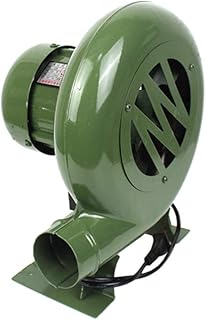 Souffleur de tôle de fer électrique 220 V, grand volume d'air à faible bruit simple et pratique, petite chaudière barbecue extérieur ventilateur centrifuge,150W
