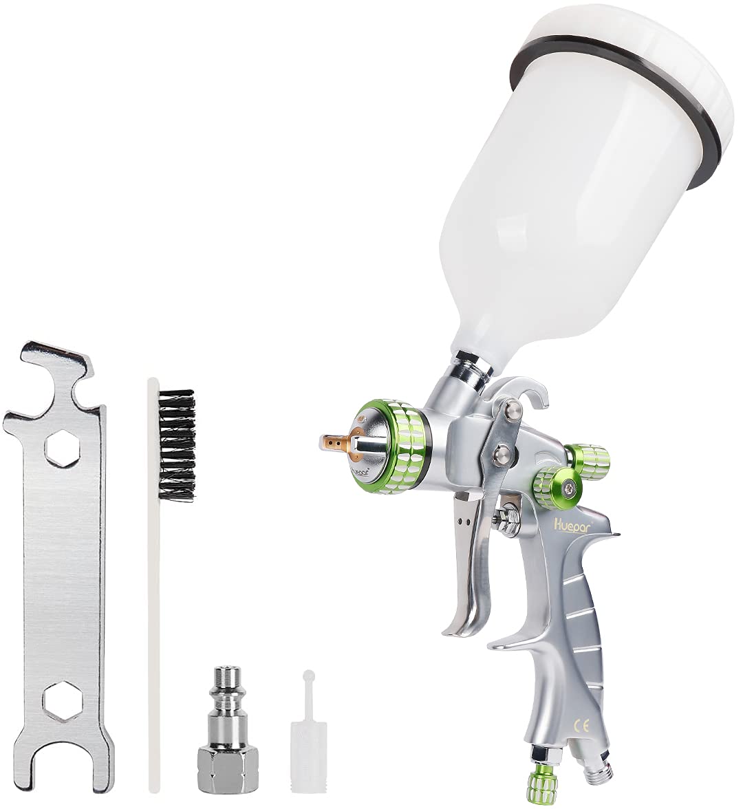 Buy Huepar HVLP Gravity Feed Air Spray , with 3 Knobs for Full