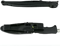 Vista 2 de Cressi Skorpion, cuchillo de hoja de acero inoxidable templado ideal para buceo y pesca submarina - Punta puntiaguda y roma Punta Punta Lima
