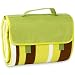 Outdoor Water-Resistant Picnic Blanket Tote,Green Stripe