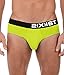 2(x)ist Men's Electric No-Show Brief, Flame Scarlet, Large