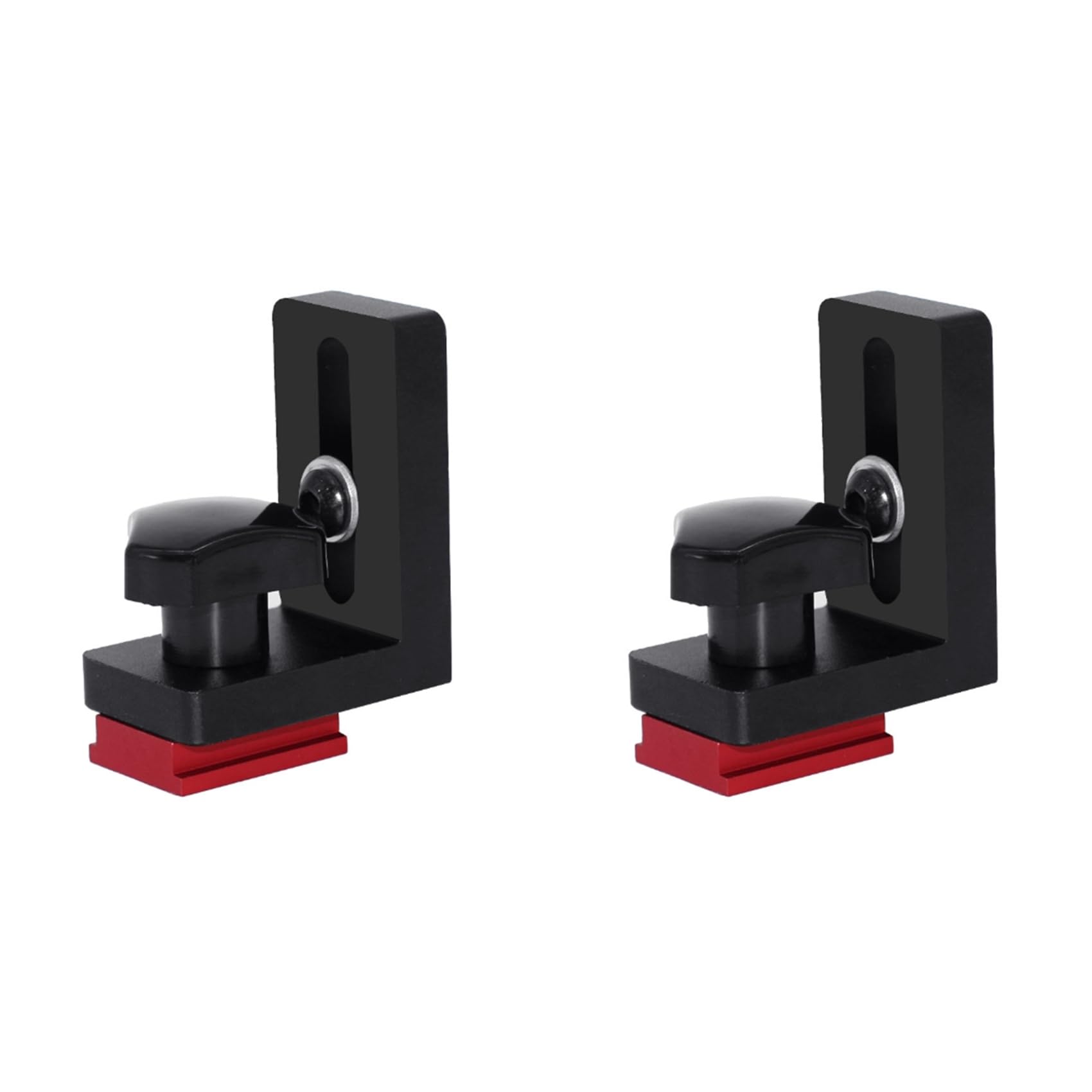 Jnchdghwa Black 2X 30 T-Track Fence Connector Track Miter Stop Sliding Miter Aluminium Chute Connector Gauge Rail Retainer