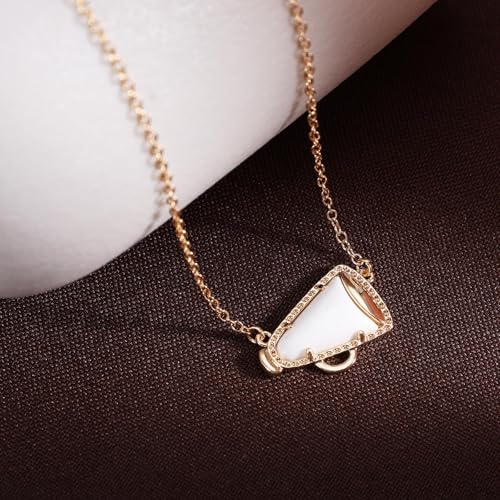 Cheerleader Gifts Cheer Necklace, Cheerleading Necklace for Women Cheer Team Gifts Pendant Charm Necklace Jewelry Cheer Coach Gifts for Women Mom Coach2