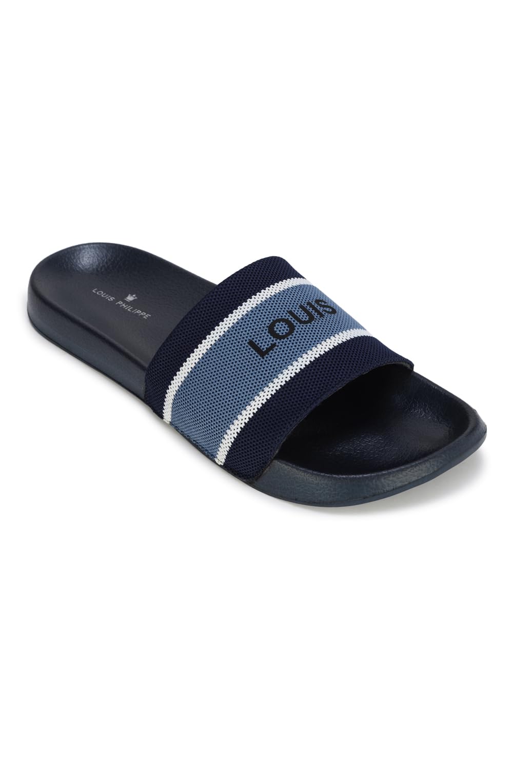 Louis Philippe Men Black Stripe Flip Flops (B0D5DBKBNG) Amazon Price History, Amazon Price Tracker