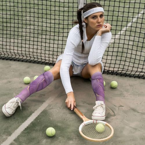 Image of Knee High Socks for Women Girls Fashion Women's Festival Stockings for Casual Running Work Travel