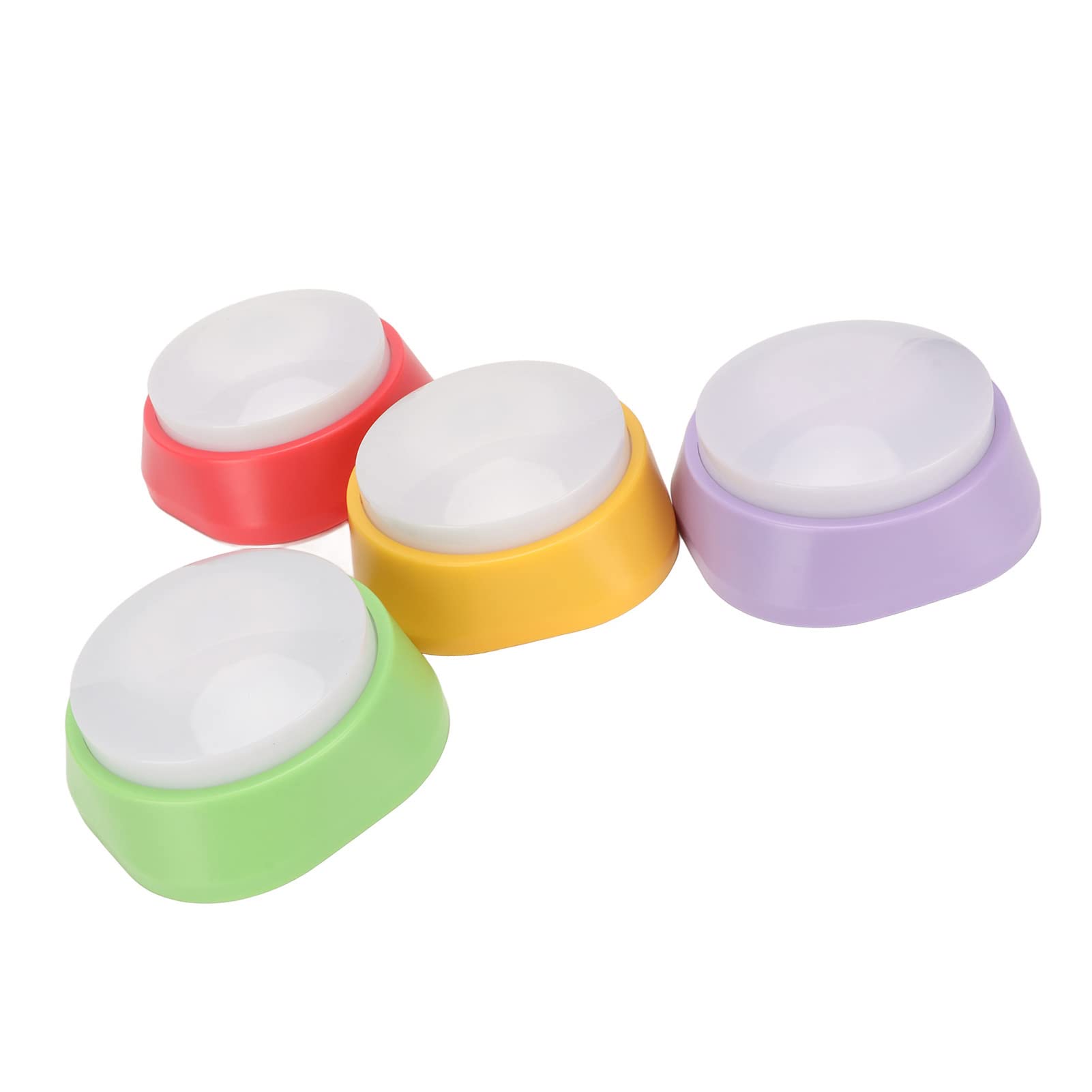 Dog Buttons Talk, Dog Talking Buttons Dog Communication Pet Training Press Buzzer 4 Pcs Voice Recording for Pet Interactive Training