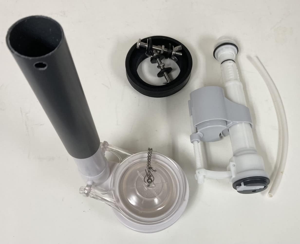 Glacier Bay Flush Valve & Fill Valve Toilet Repair Kit for 3 inch, Two