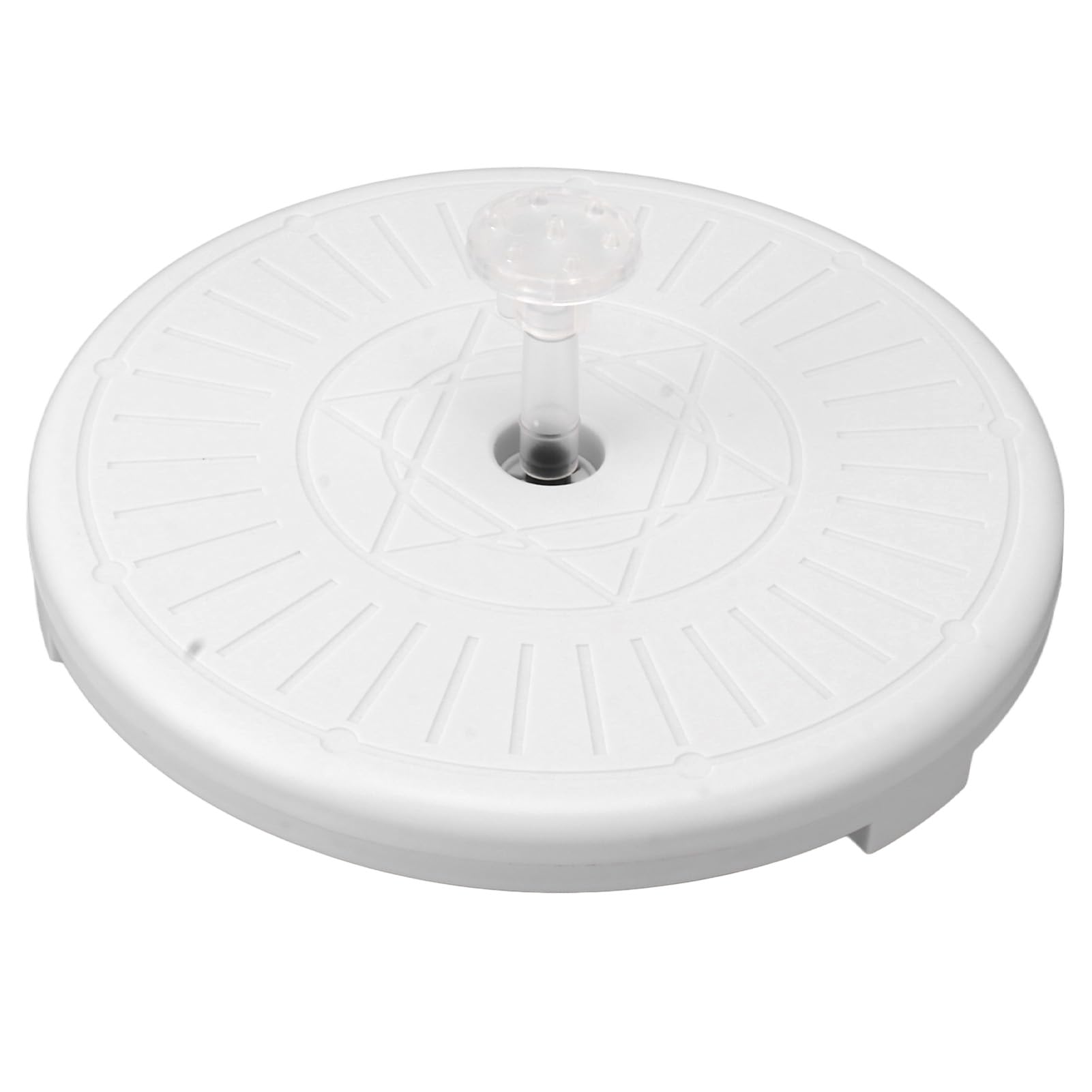 Pompe de fontaine solaire LED colorée télécommandée avec 11 buses