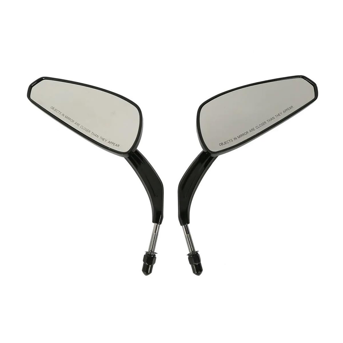 Specchietti retrovisori for Moto da 8 mm Adatti for Harley Sportster XL Softail Touring Road Adatti for King Road Glide(Schwarz)