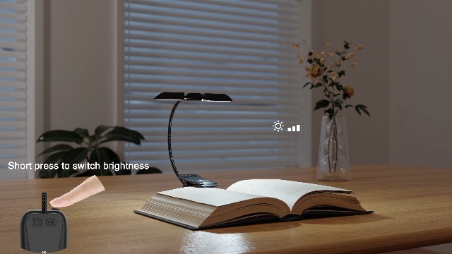 Image of Vekkia 14 LED Rechargeable Book Light for Reading at Night, Eye-Care Reading Light for Books in Bed, 180 Adjustable, Clip on Lamp, 3 Color Temperatures, Lightweight, Present for Reader