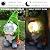 VIVICOMFY Solar Gnomes Statue Garden Decor -Gnomes Lover Gifts, with Gazing Solar LED Lights Ball Gnomes Decoration for Garden Yard Patio Lawn Balcony - Gifts for Mom Grandma