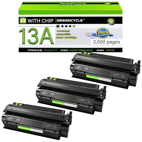 13A Toner Cartridge Compatible for HP 13A Q2613A C7115A 1300 1300n 3 Pack