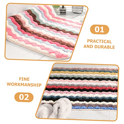 Tapis de sol pour chambre en polyester antidérapant et design