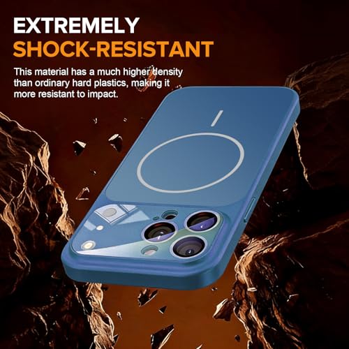 Hovisi [Transform into an iPhone 17] for iPhone 14 Pro Max Magnetic Case with Camera Lens Protector, Matte Texture,Military Grade Shockproof Protection Outdoor Phone Case for iPhone 14 Pro Max by Hovisi - Used condition - Image 4