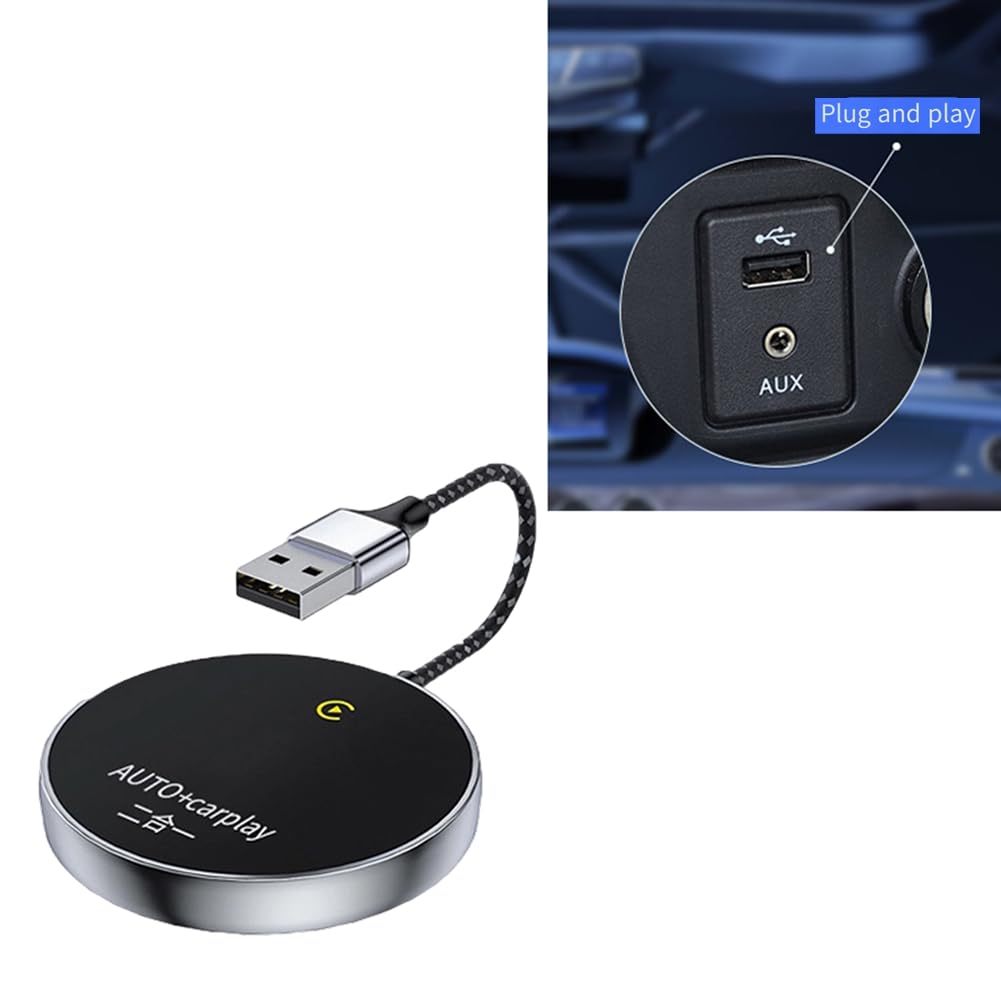 Car Wireless Carplay e per Android Auto Box 2 in 1 Box Cablato A Wireless Dongle Adattatore Collega e USA per Android Auto CarPlay Mini Box