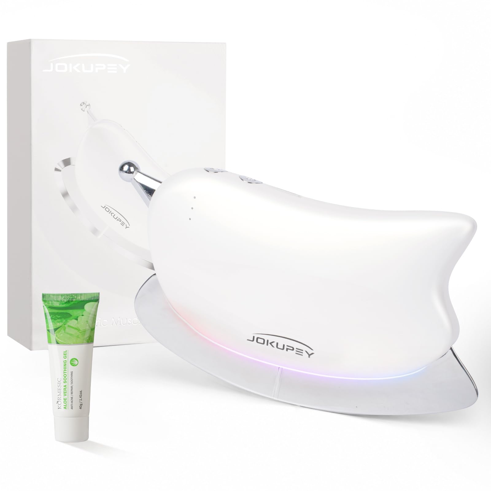 Photo 1 of Jokupey Electric Muscle Scraper with Heating & Vibration - White